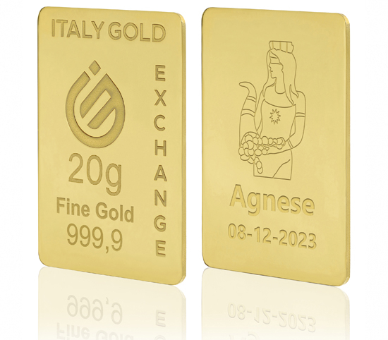 Sztabka Złota Bogini Fortuna 24kt 20gr IGE GOLD